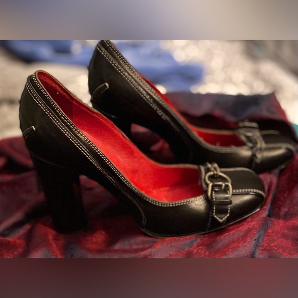 C’N’C 90's Y2K costume international chain buckle chunky high heeled shoesNWOT - Picture 14 of 14